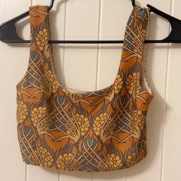 ALBION 2 Piece Golden Hour Olivia Swim Crop Top/Sea Salt Midi Bottom XS - Picture 4 of 13